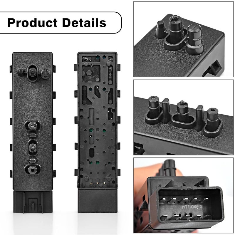 TOP-MAX Power Seat Switch Driver Side Compatible with Chevy Silverado Malibu GMC Sierra Acadia Buick Enclave Regal Camaro Cruze Equinox Traverse, Seat Adjustment Controller for 25974714 - Image 5